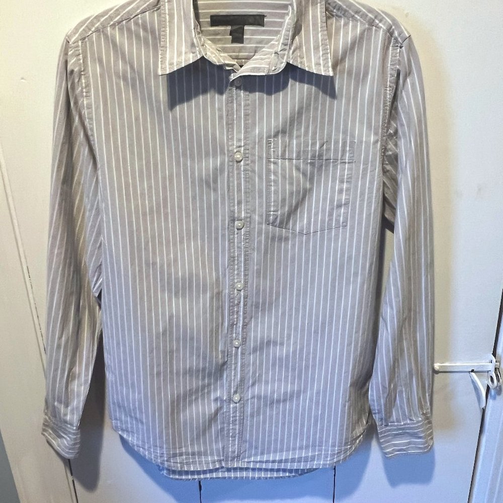 Old Navy Men's Striped Button-Down Shirt, size S
